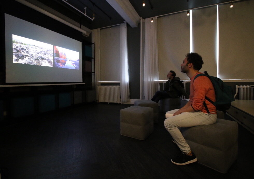 In Transit, Artist's film, 13.12 mins, 2018. Canada House Manchester (2018).