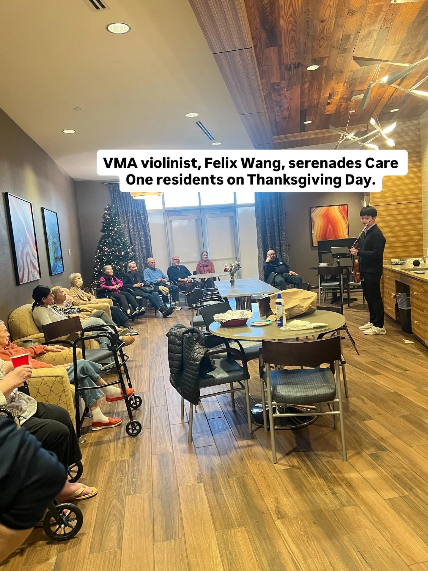 Violinist Felix Wang Shares Music and Joy in the Community