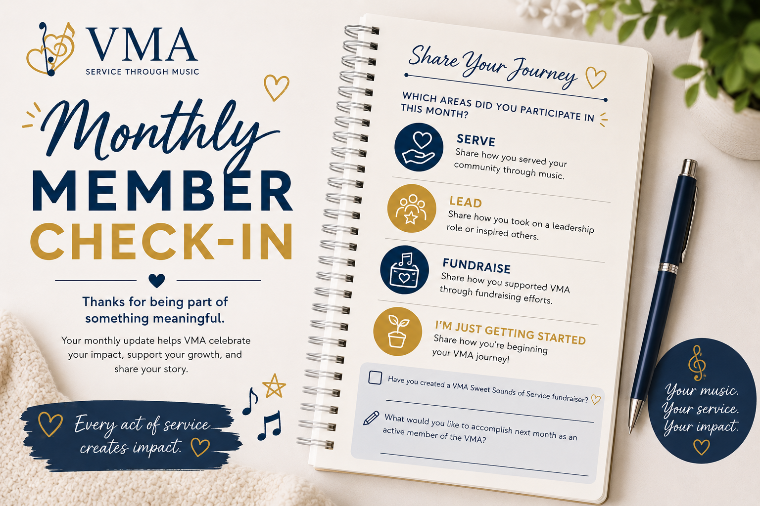 Introducing the Monthly Member Check-In
