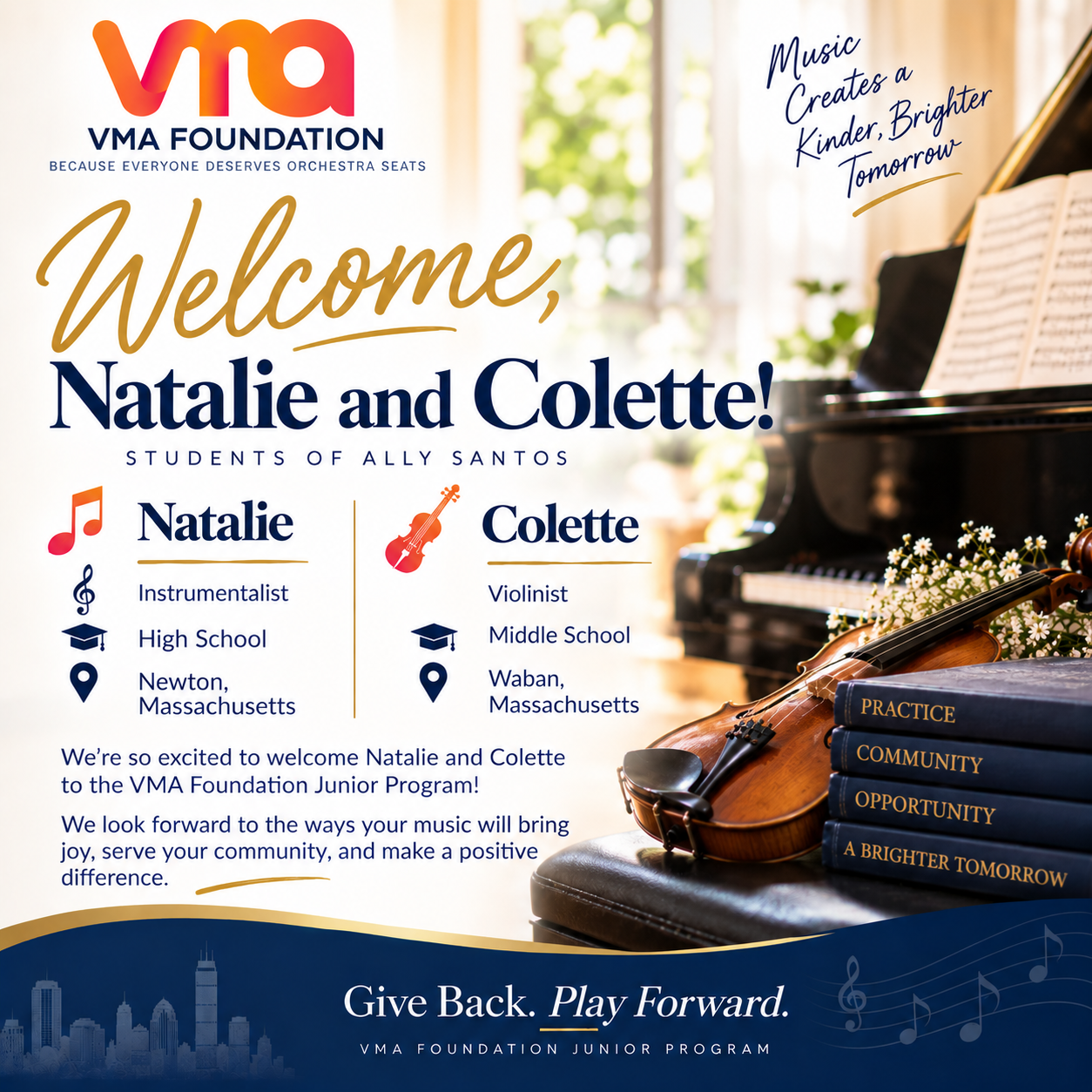 Massachusetts: Natalie and Colette begin their VMA journey