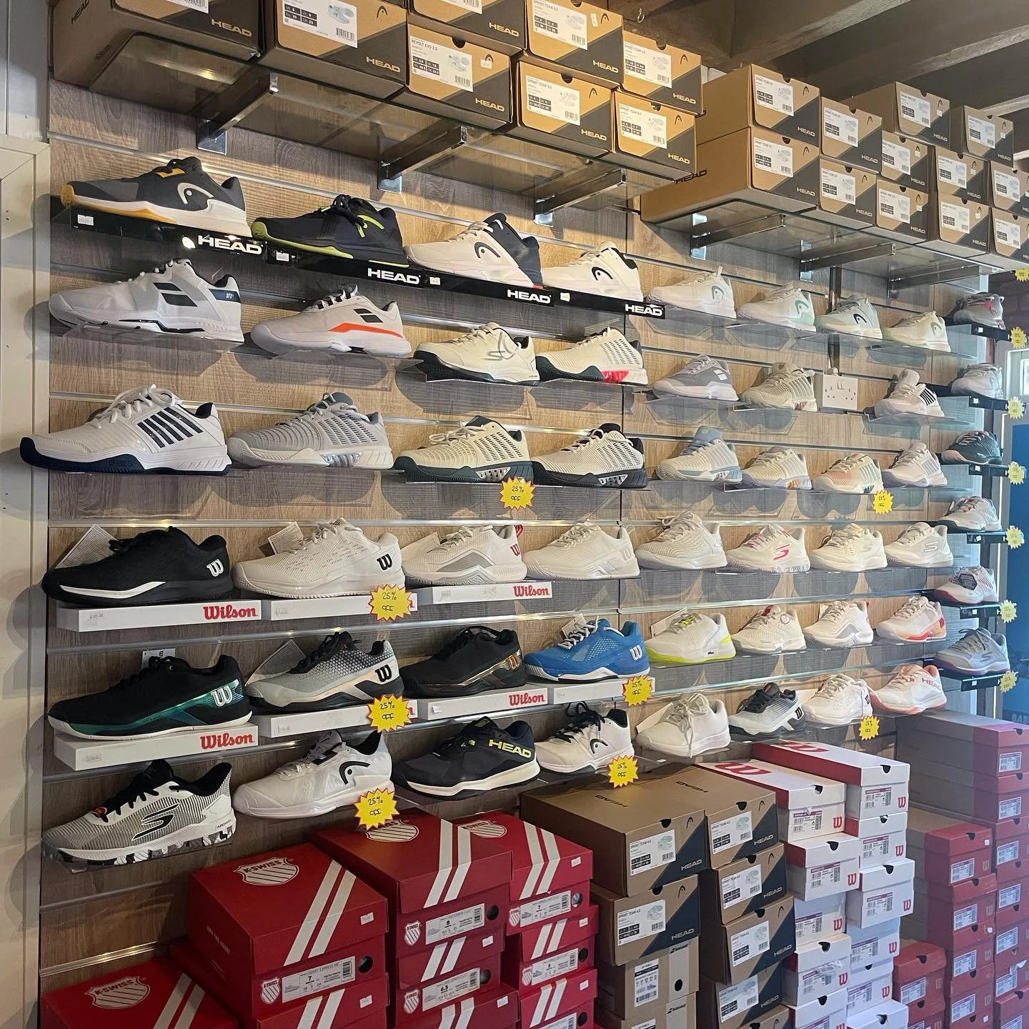 👟🔥 3 WEEKS ONLY! 🔥👟
Step into savings with our BIG SHOE SALE 20% OFF all full priced items. From tennis to padel to pickle, we&rsquo;ve got the perfect pair for everyone.

🗓️ Sale ends July 31st!
📍 Available in-store
👀 Don&rsquo;t miss your so