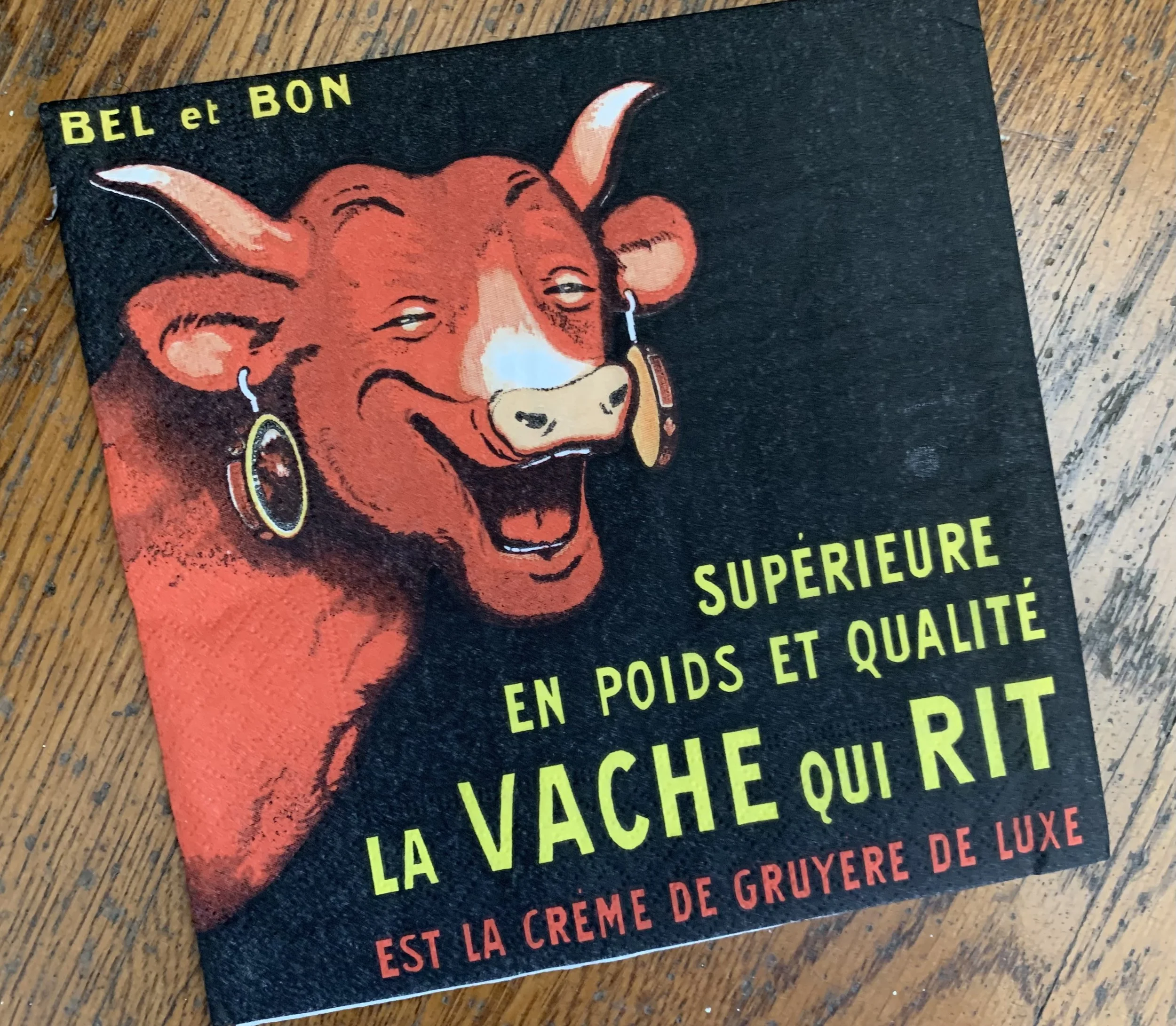 A vintage advertising campaign at La Maison de la Vache Qui Rit