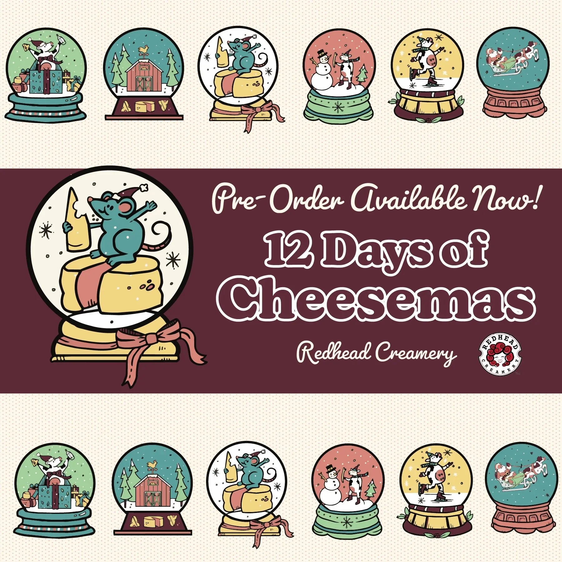 Redhead Creamery 12 Days of Cheesemas