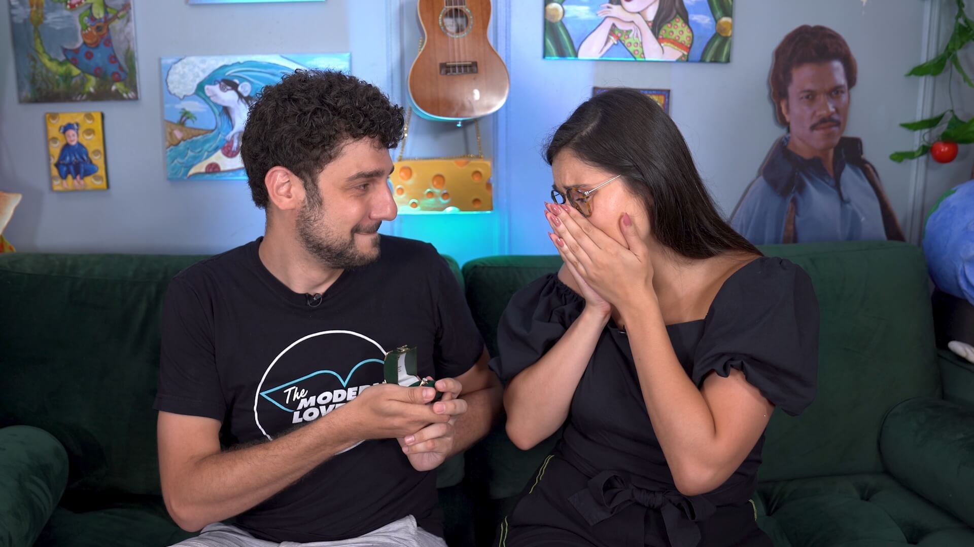 How Olivia Vessel and Joe Russell Got Engaged on “The Olivia and Joe Cheese Show"
