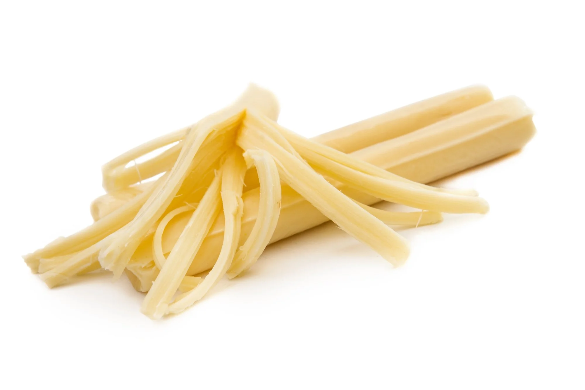 What Makes String Cheese Stringy?