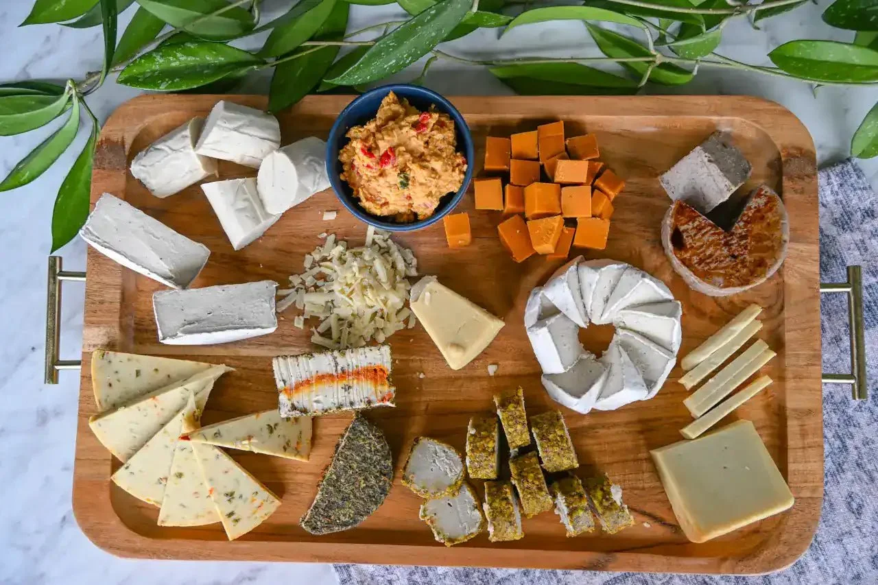 Vegan cheeses