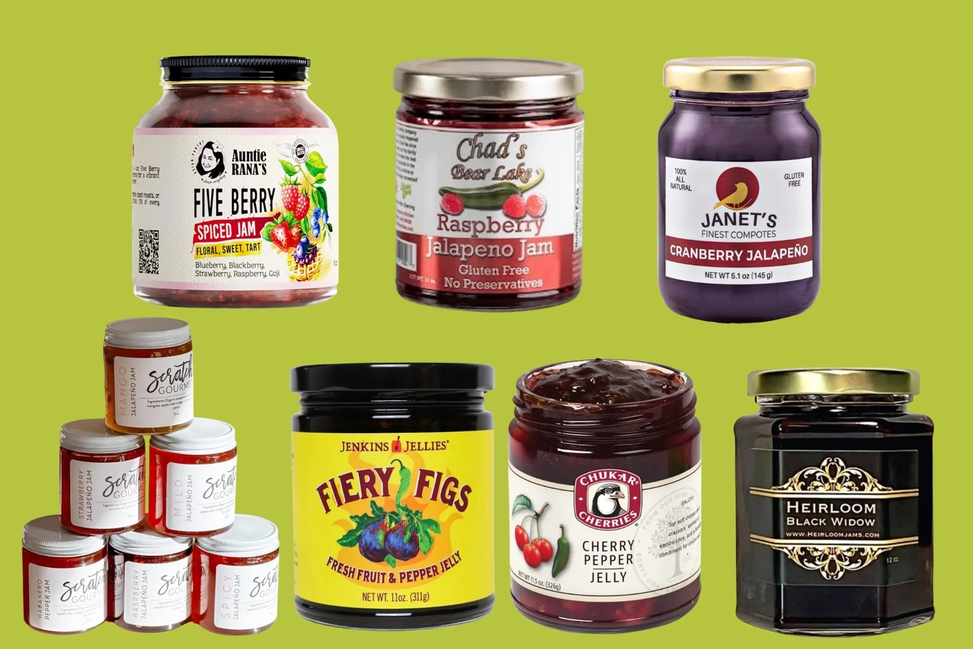 Seven Best Spicy Jams for Cheese