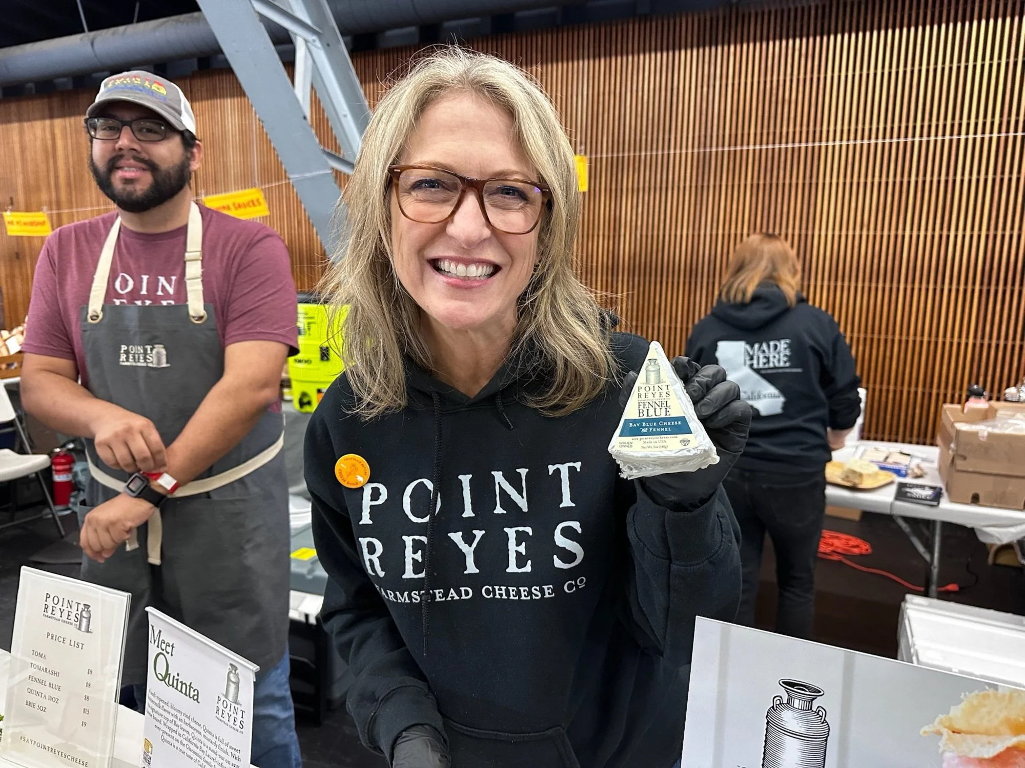 Jill Giacomini Basch of Point Reyes Farmstead Cheese with Fennel Blue