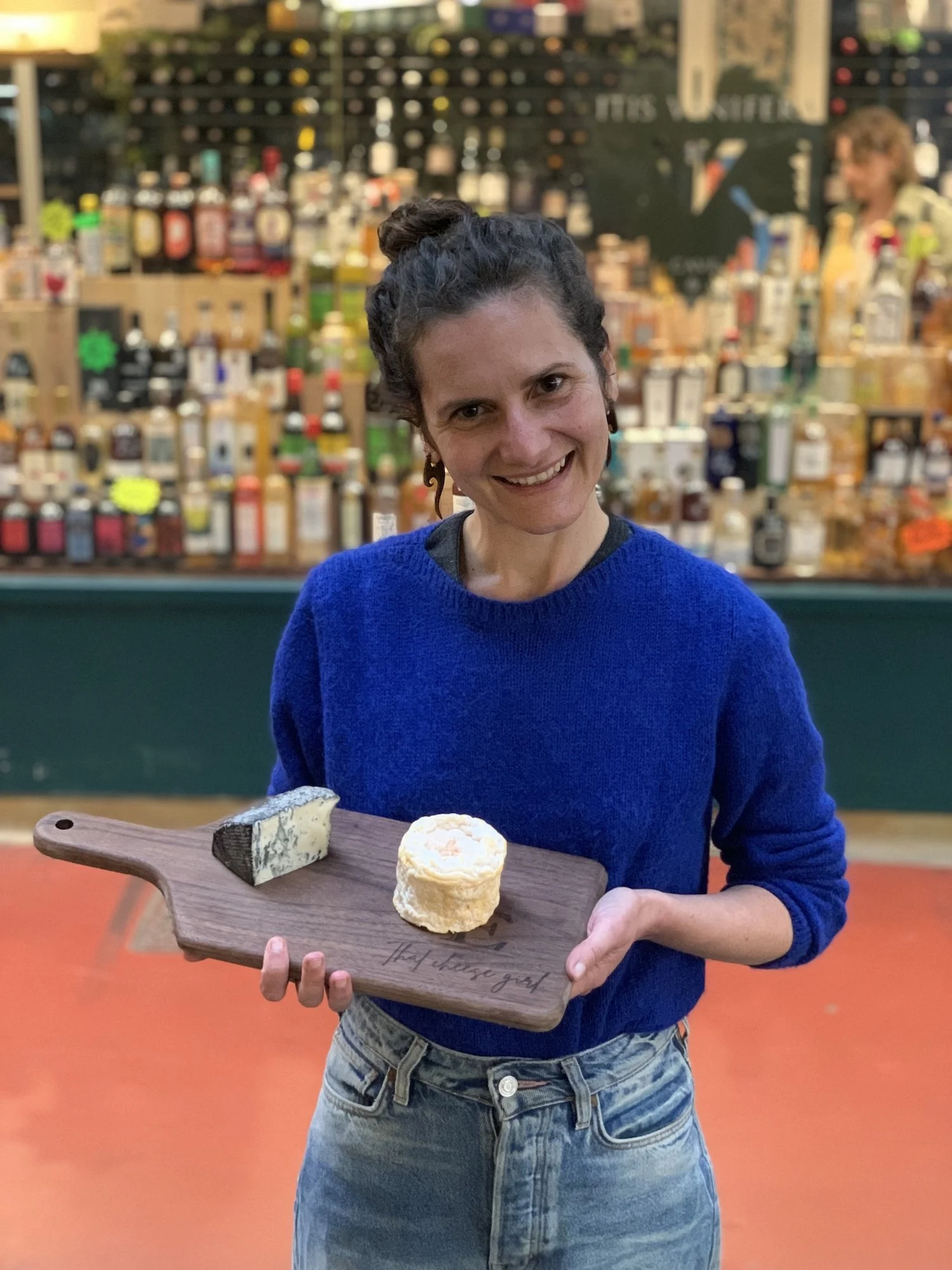 Paris-based cheese tour guide Emily Monaco