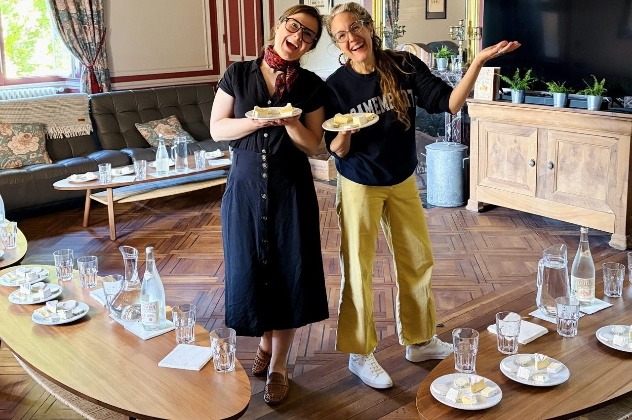 Cheese Educators Hanna Shaps and Tenaya Darlington