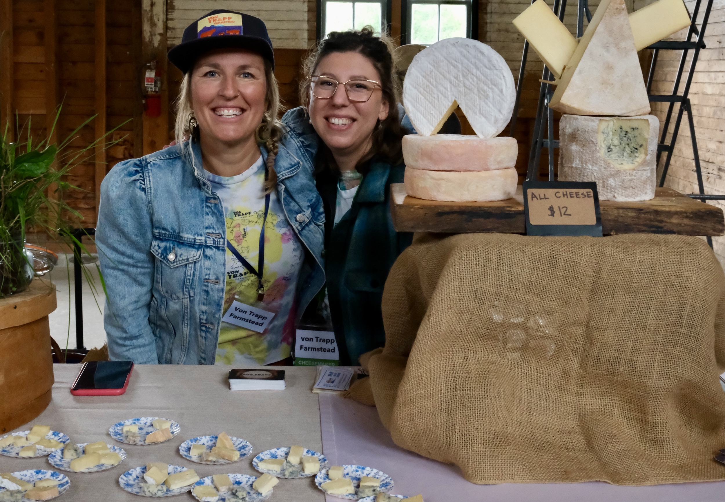 Molly Semler and Olivia Haver of von Trapp Farmstead