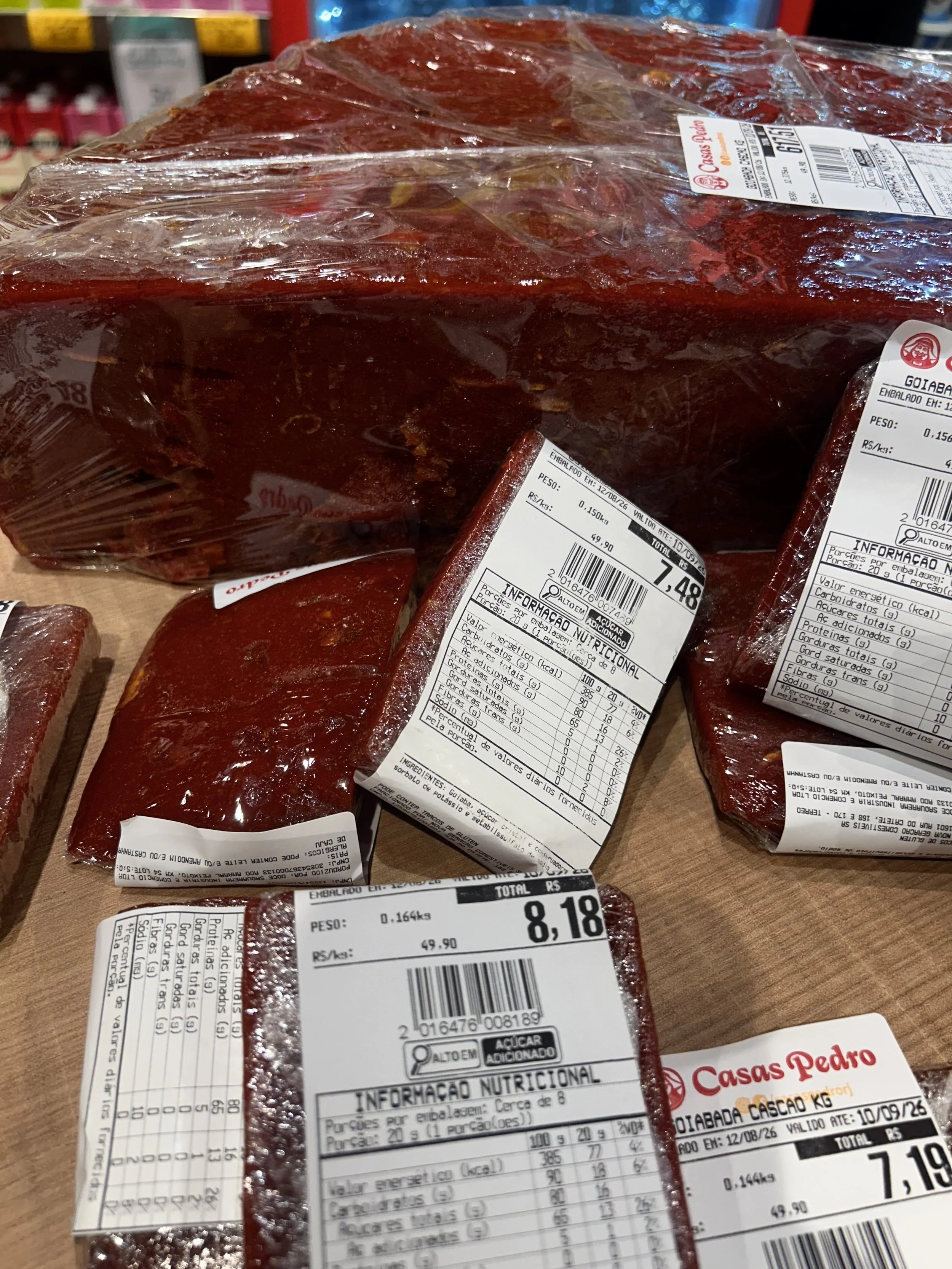 Guava paste in the store