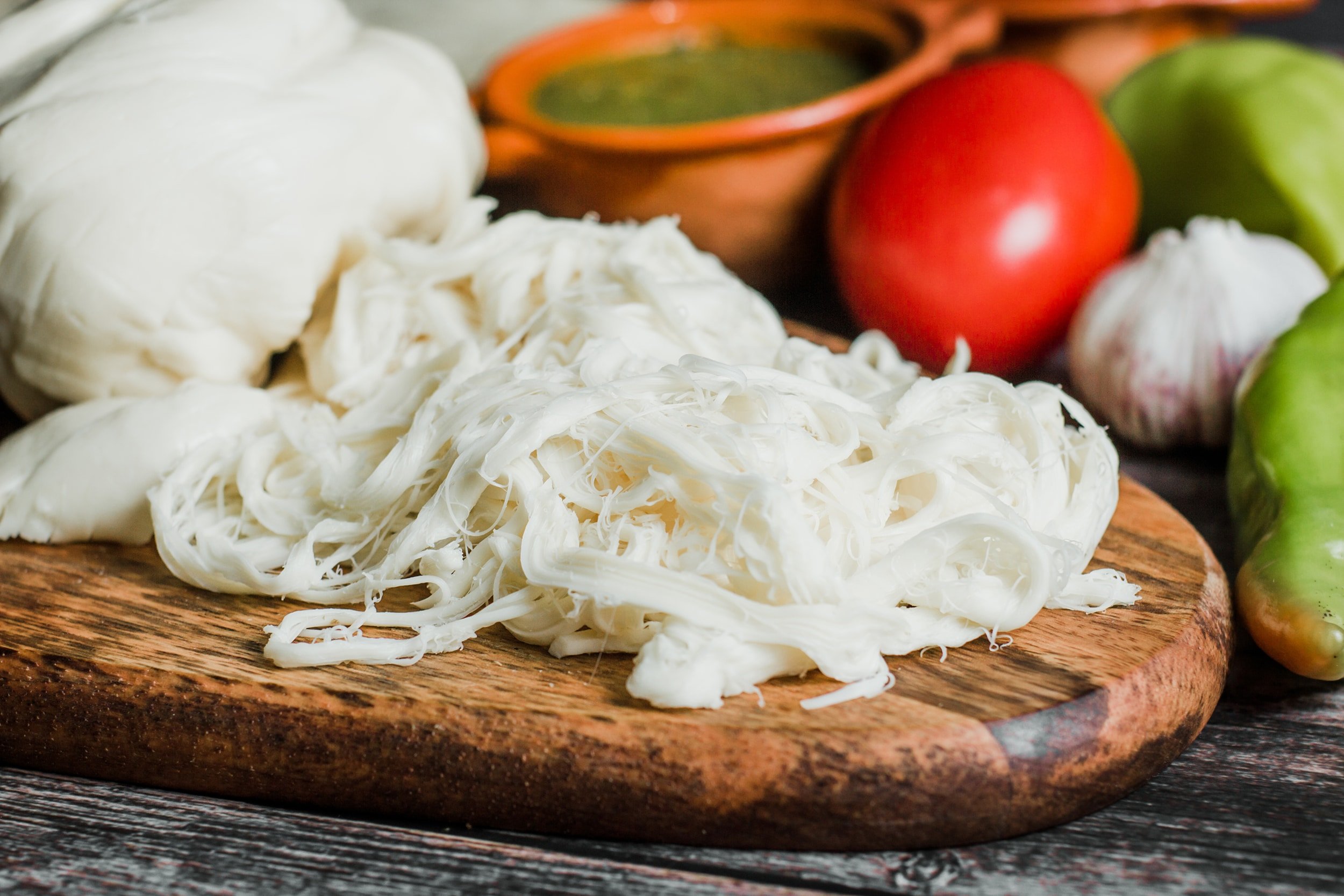 Oaxaca cheese called quesillo