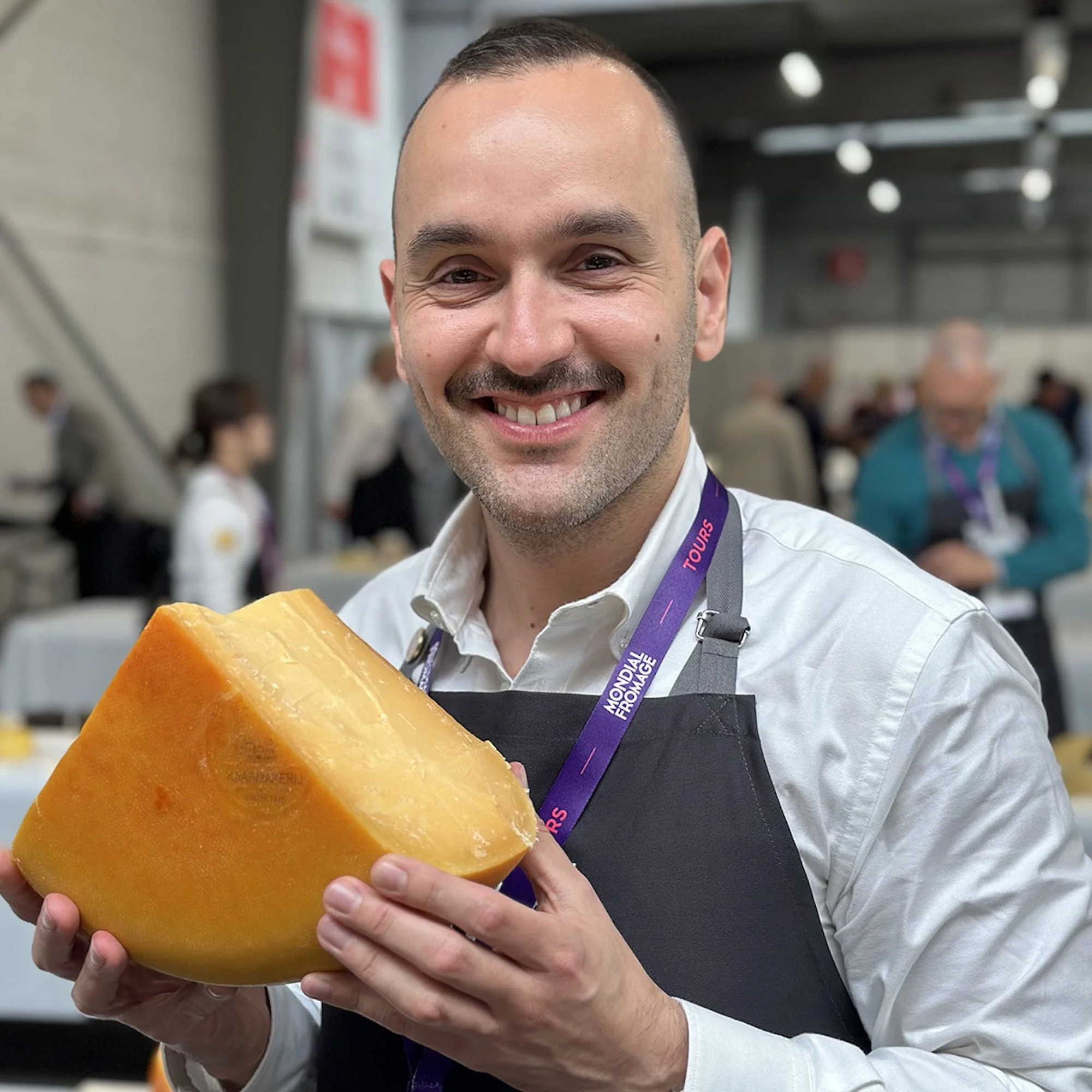 Cheese podcast host John Braga