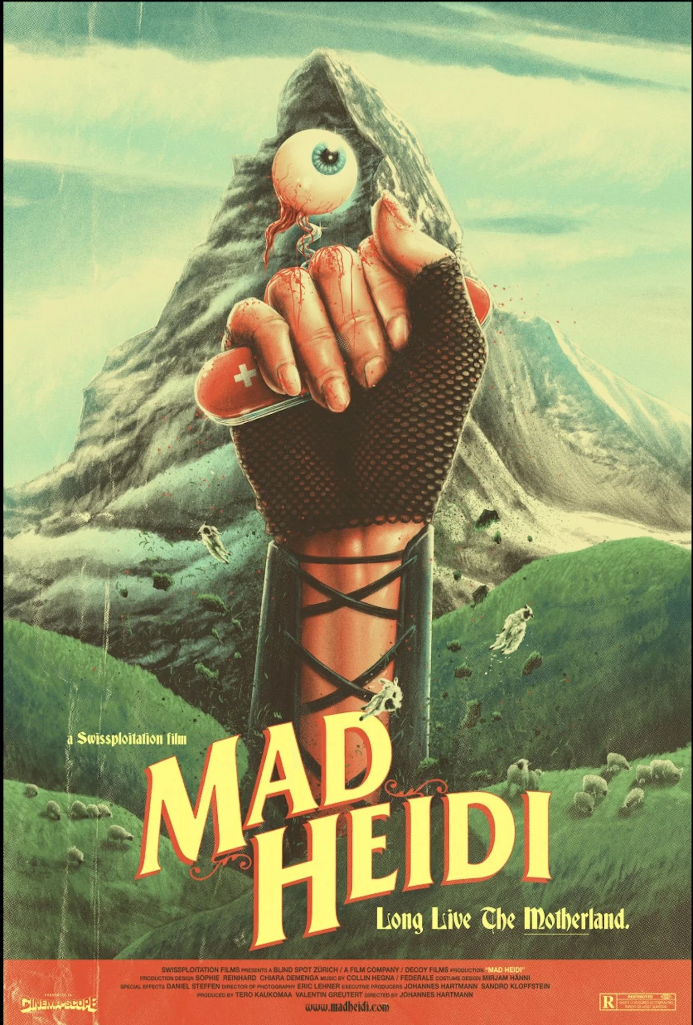 The movie poster for “Mad Heidi”