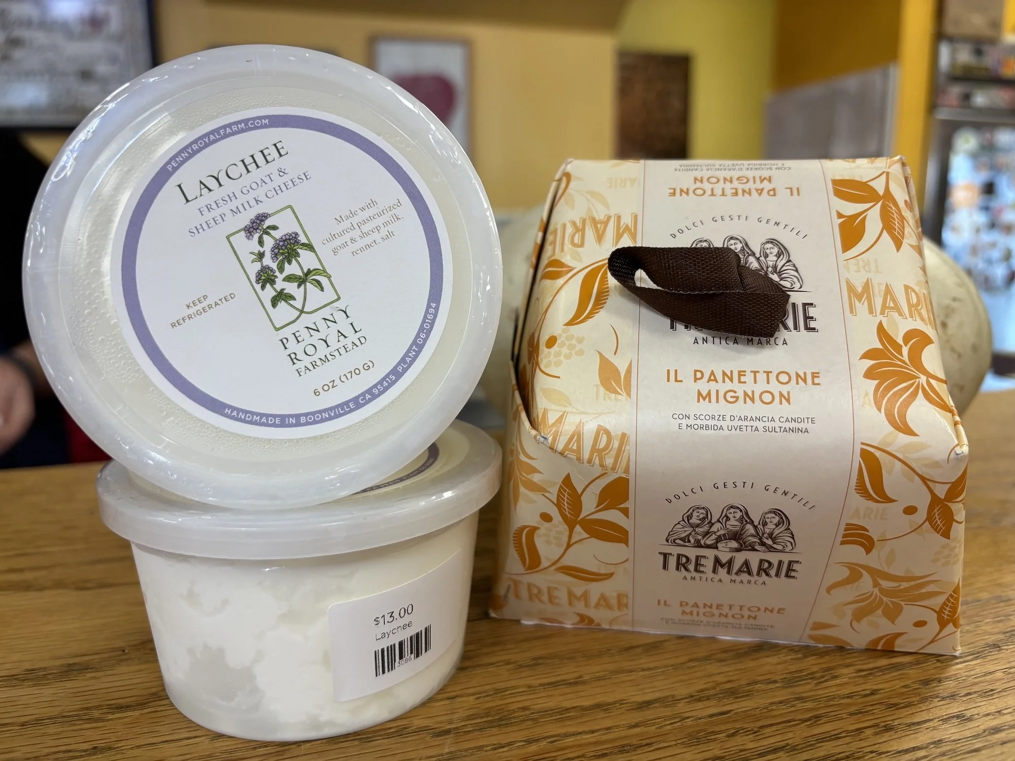 Panettone and Laychee