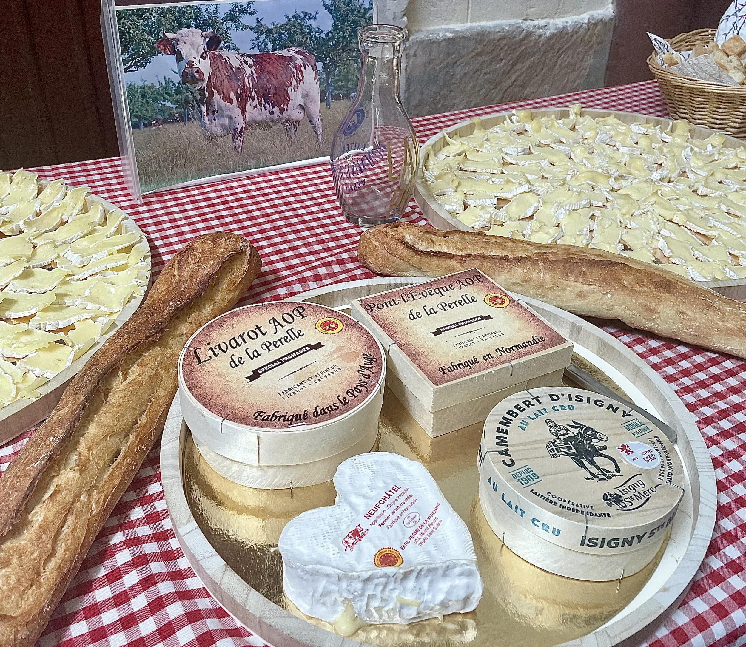 Livarot, Pont L’Eveque, Camembert D’Isigny, and Neufchâtel