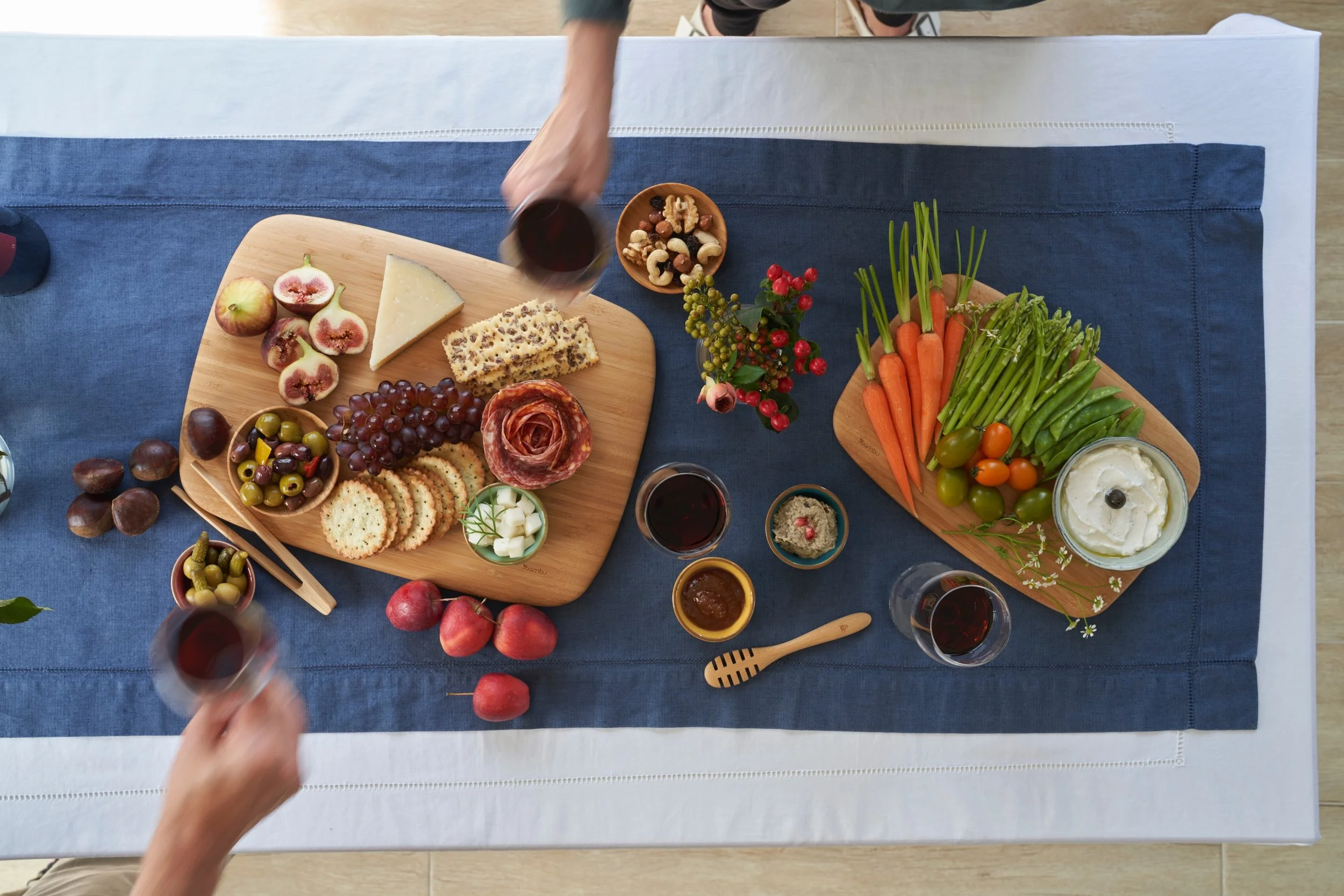 Bamboo cheese boards