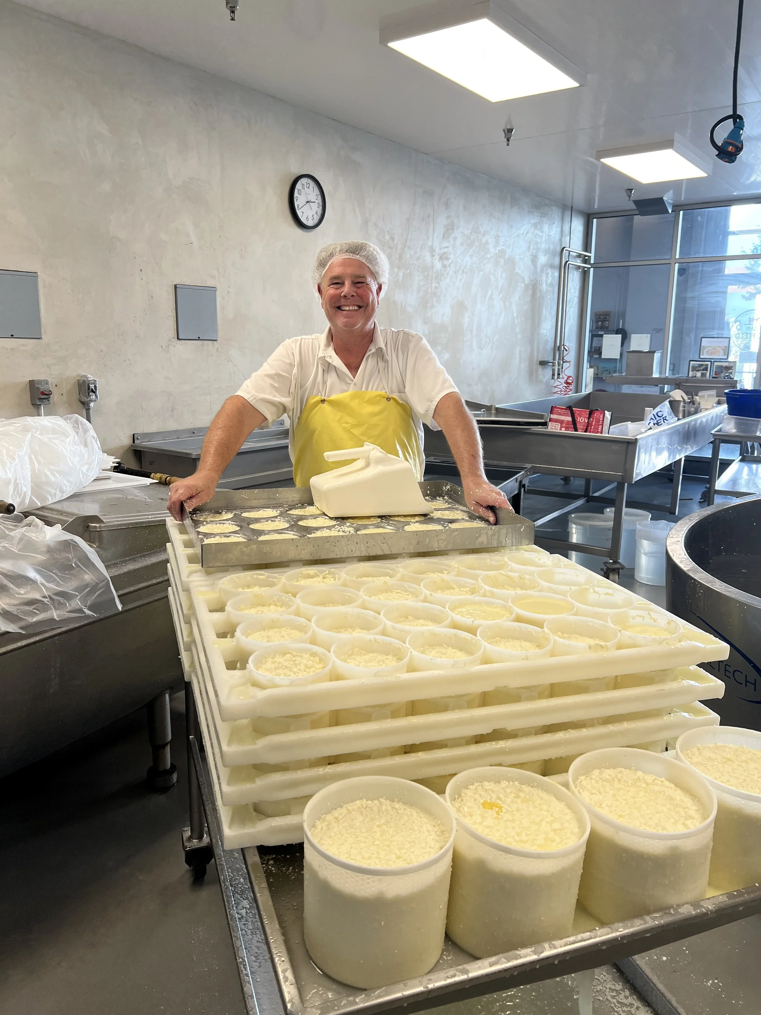 Keith Adams at the creamery