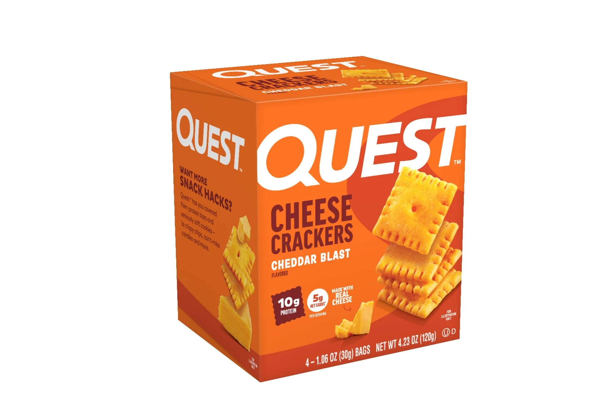 Quest Cheese Crackers Cheddar Blast