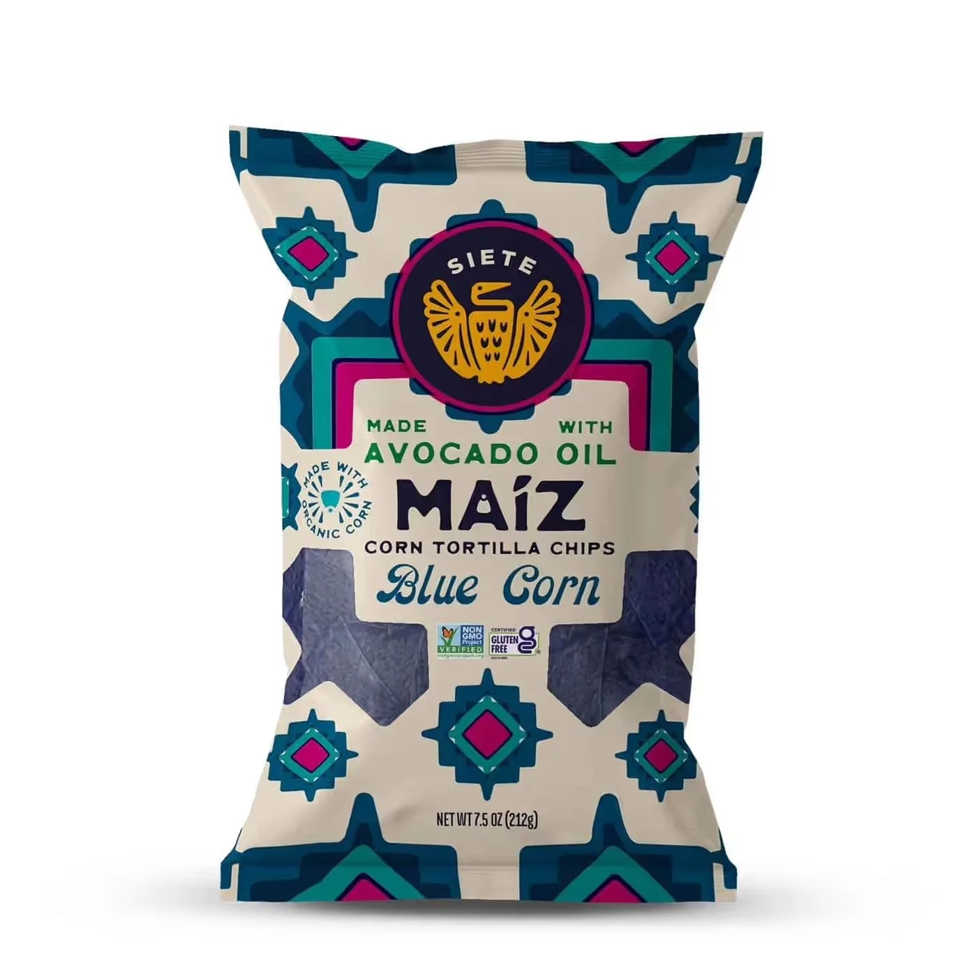 Blue corn tortilla chips