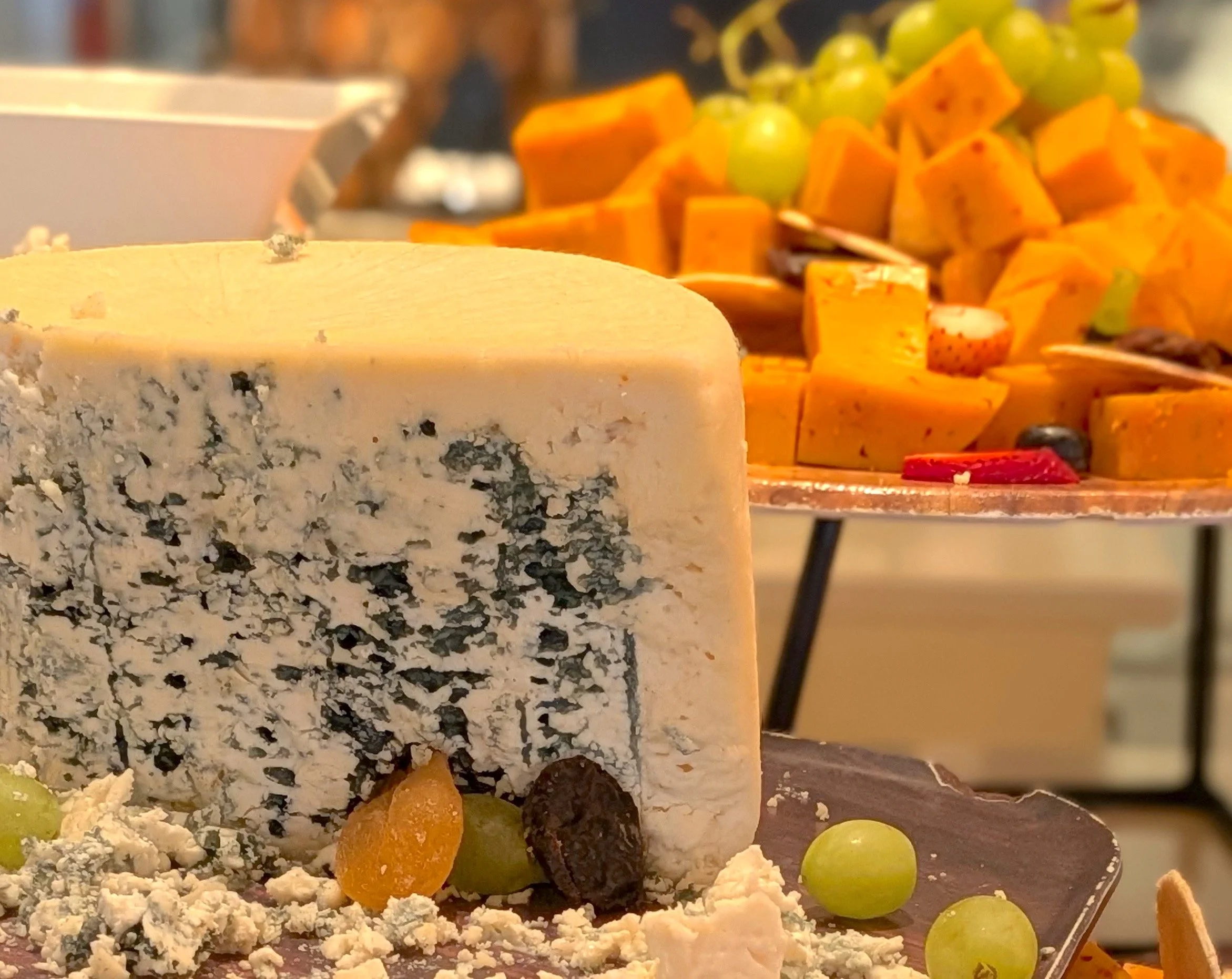 A cheese plate served at Holland America’s Sel de Mer