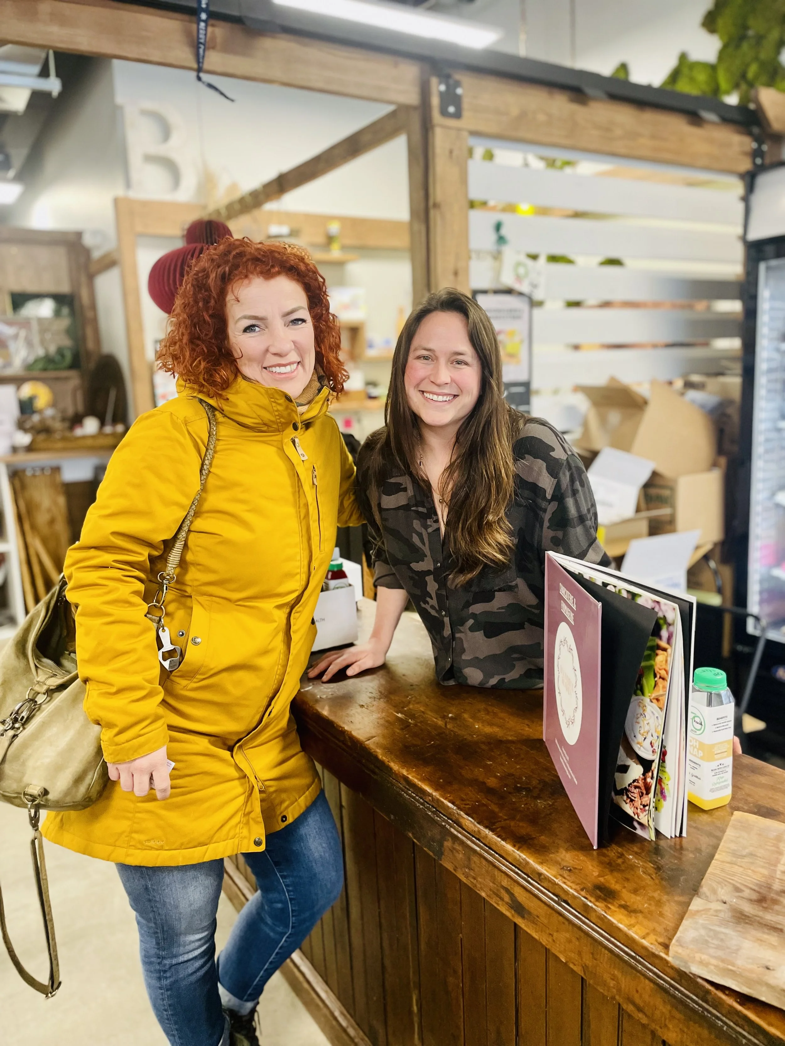 Marieke Penterman and Ashley Grant