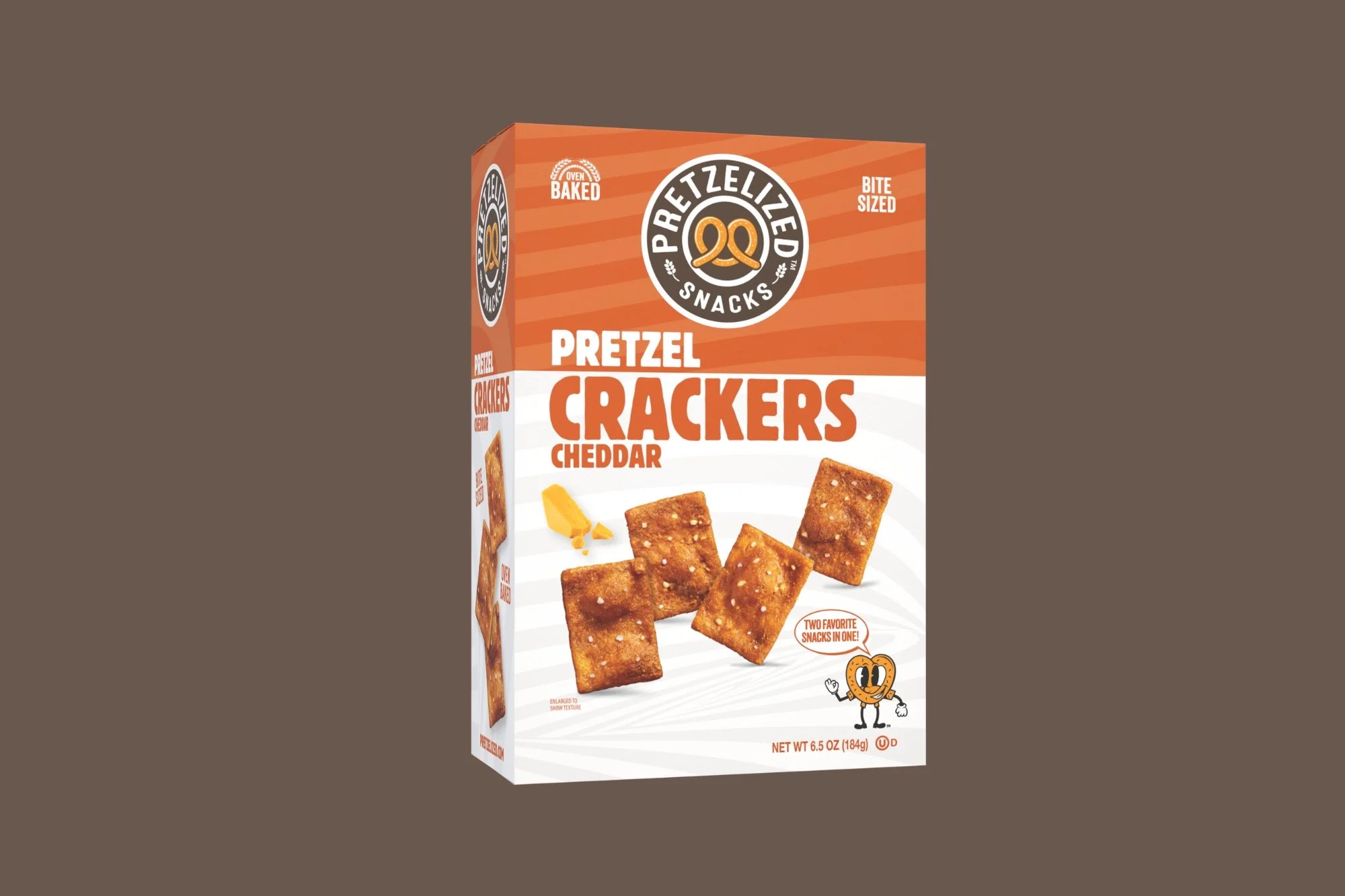 Pretzelized Snacks Cheddar Pretzel Crackers