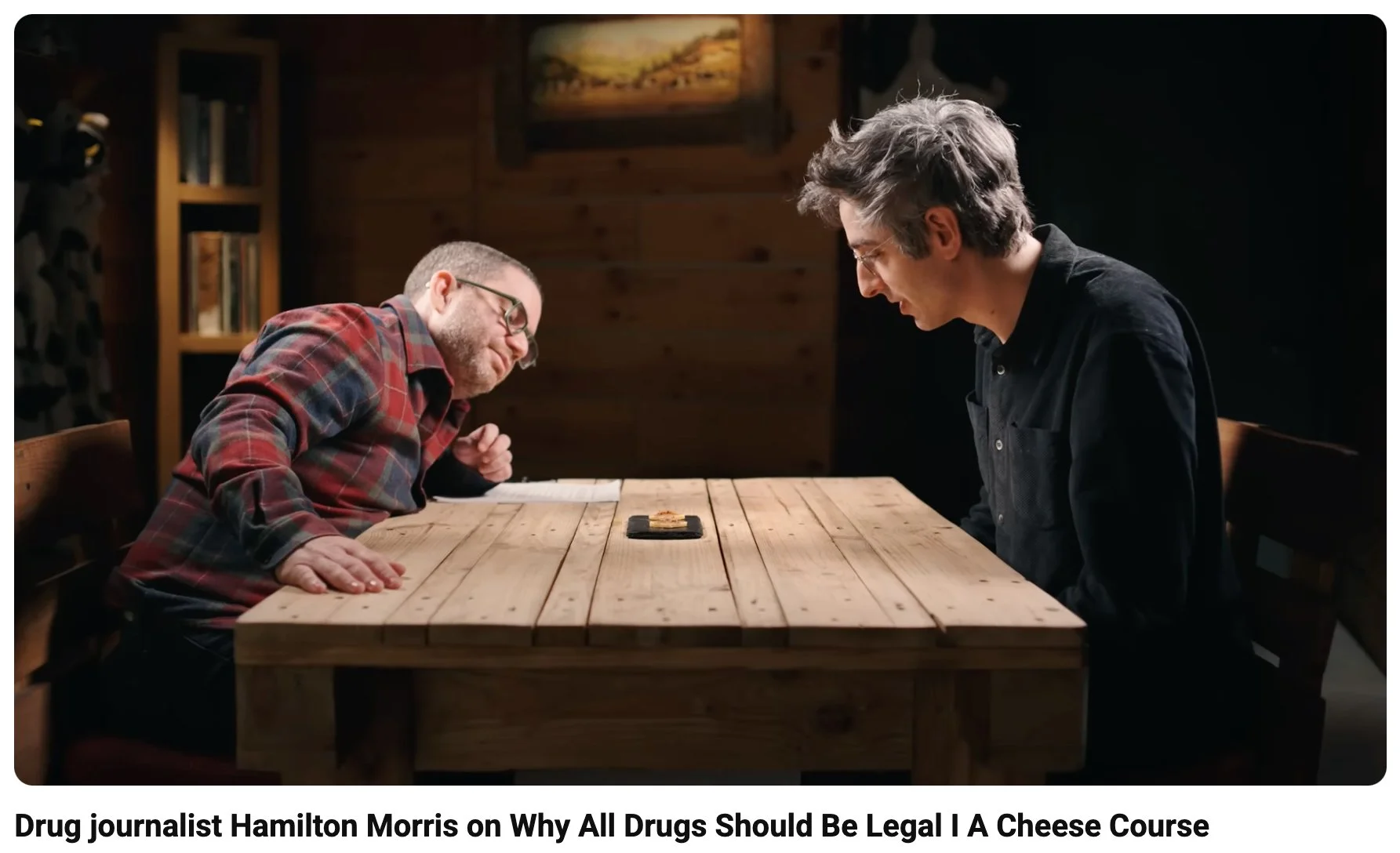 Examining cheese with Hamilton Morris