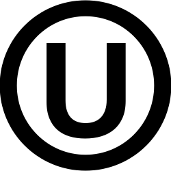 Orthodox Union kosher certification symbol