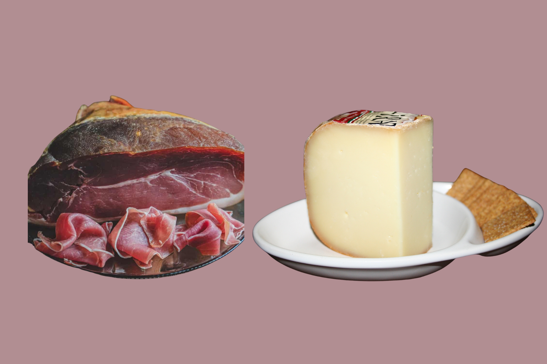 Jambon de Bayonne and Ossau-Iraty