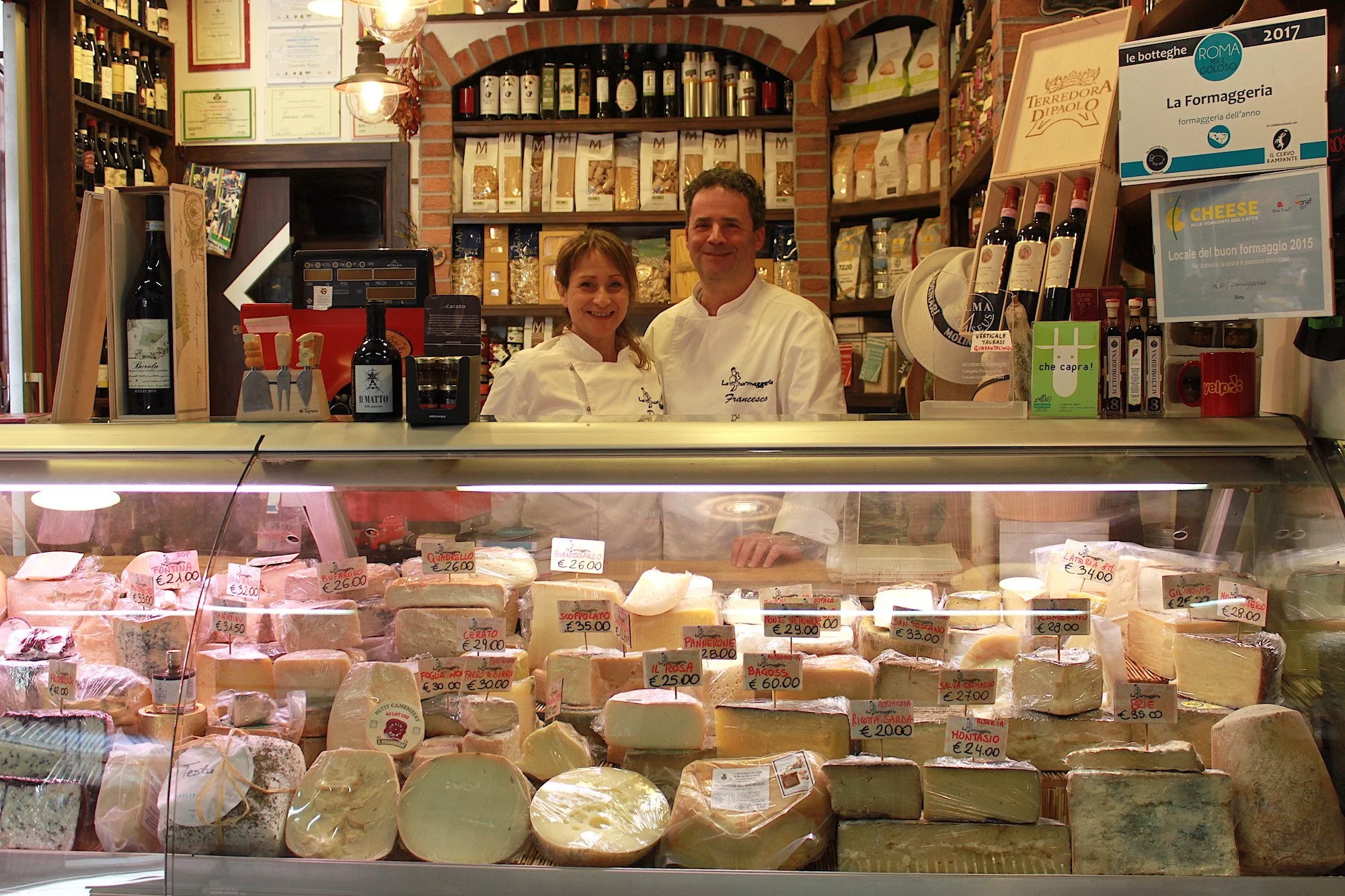Francesco and Donatella Loreti of La Formaggeria