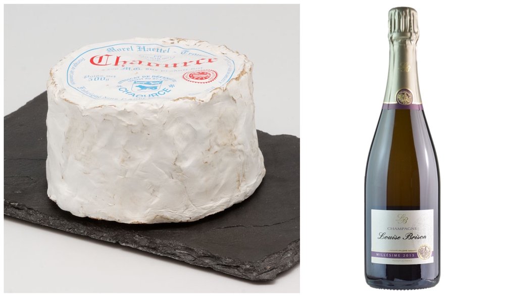 Chaource and Champagne pairing