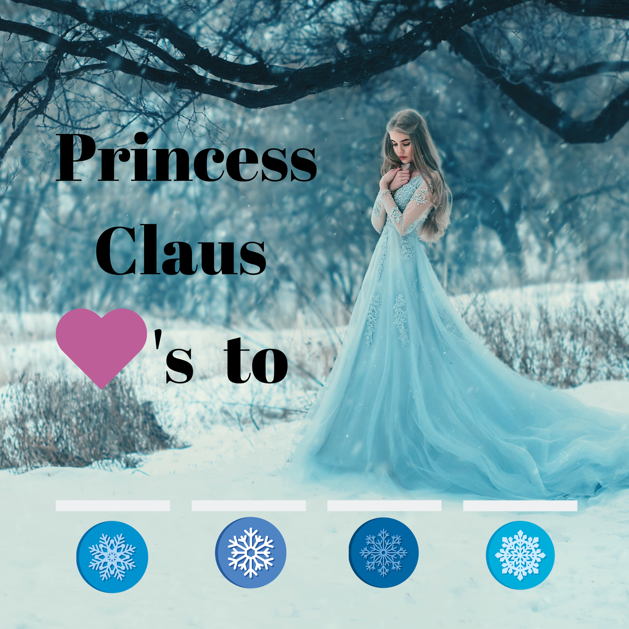 Decode the Snowflake Message-Princess Claus loves to...