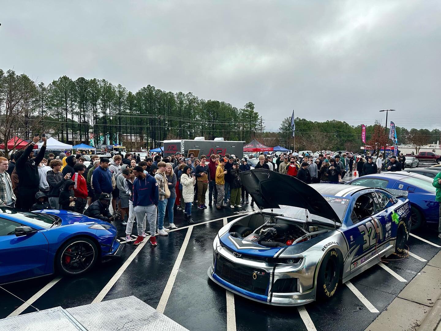 Had a blast today at @cars_and_coffee_morrisville today; thanks to all of the @racingforals , @fasterskunk and @sccaofficial / @ncrscca team members who joined us! 

We got to talk with A LOT of folks, had over a hundred folks sit in our @hendrickper