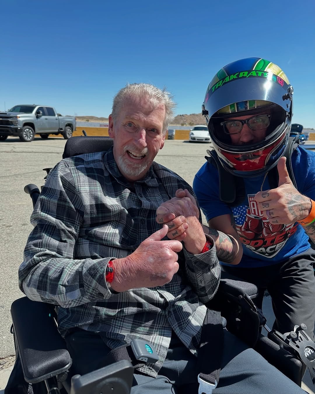 This was an incredible moment!! #whywerace 
&hellip;

Repost from @uncle_donnie
&bull;
Swipe for video of the lap.
I would like to introduce yall to Dave and Patty, @pdfender 
On 4-5-25 I had the chance to invite them out to a pretty important track 