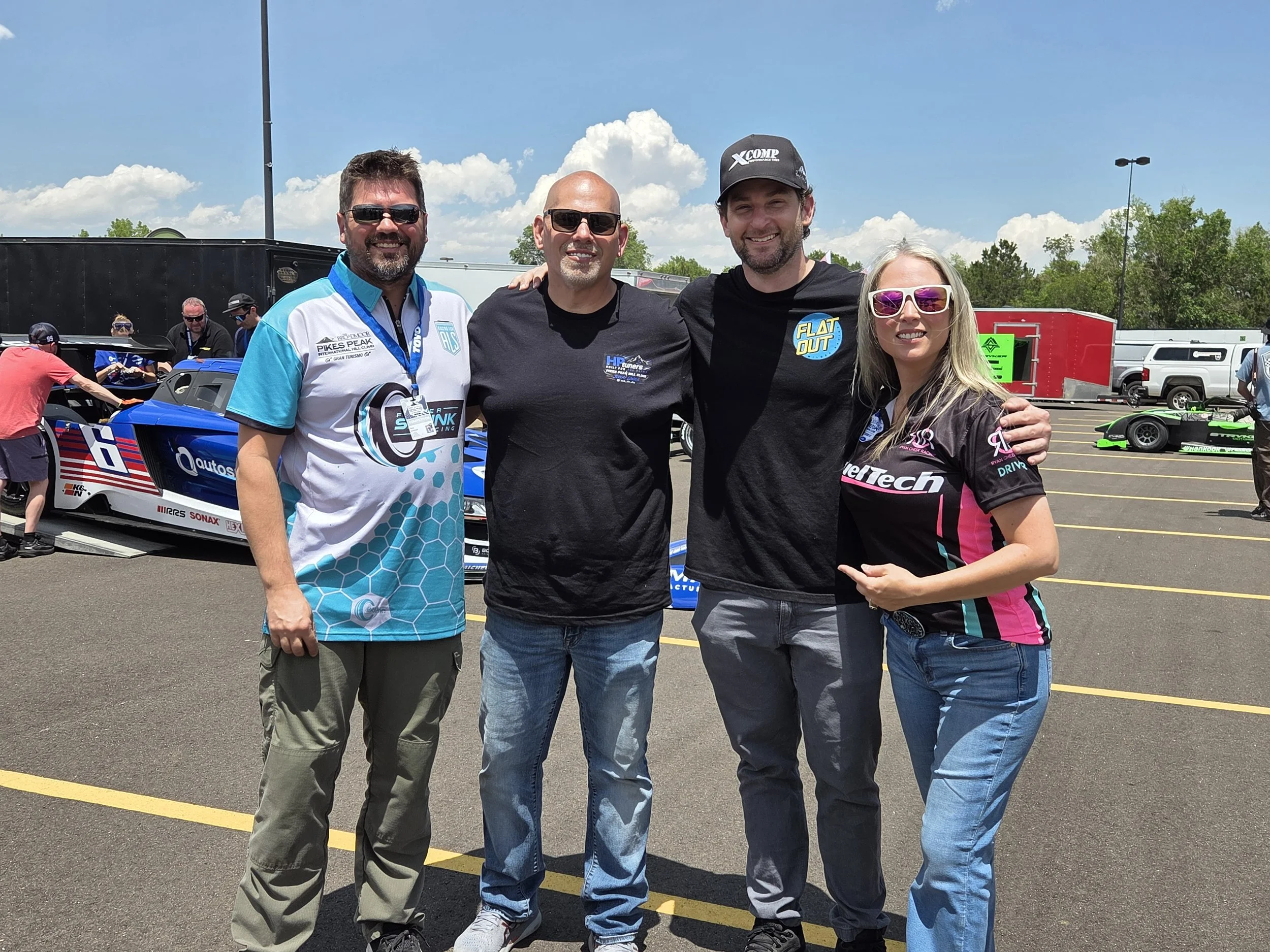 Rob Wilmoth, Jeremy Lowder, Kyle Wilder, and Ryan Cheek at Tech 