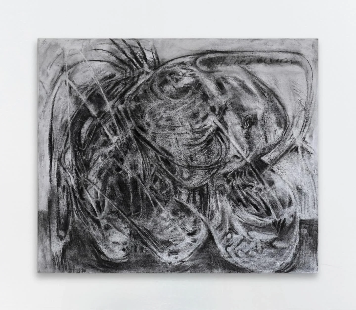 &lsquo;Elephant in the Room, If I had the Words (I Would Say Them)&rsquo;

Charcoal on canvas
60cm x 50cm
2026