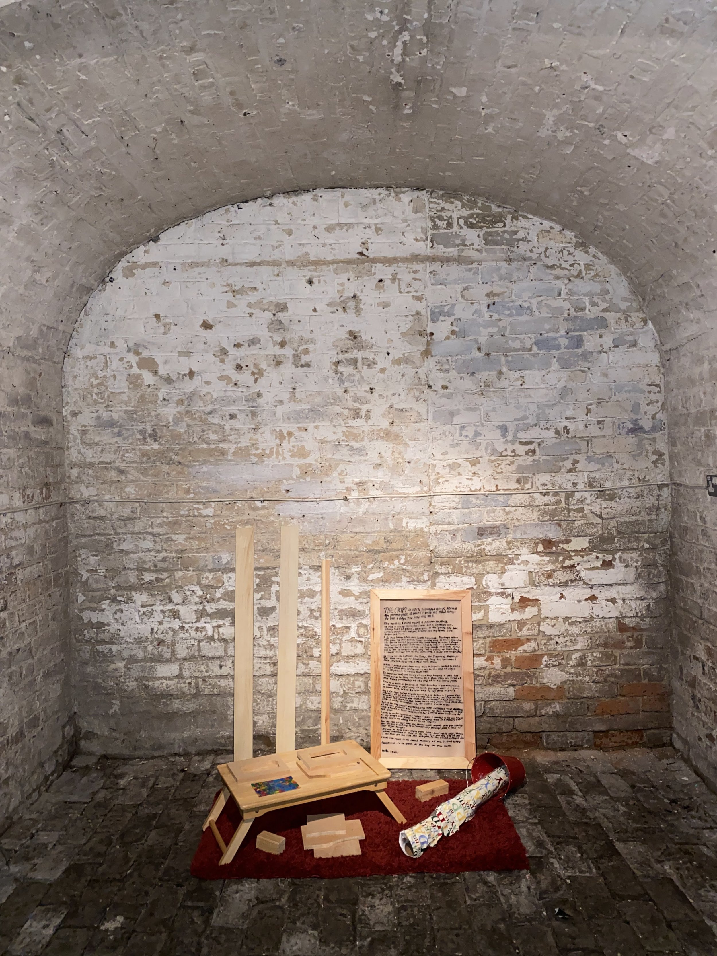 Exhibiting at the Crypt Gallery: ‘Blinds Shield Me From What I Distrust’