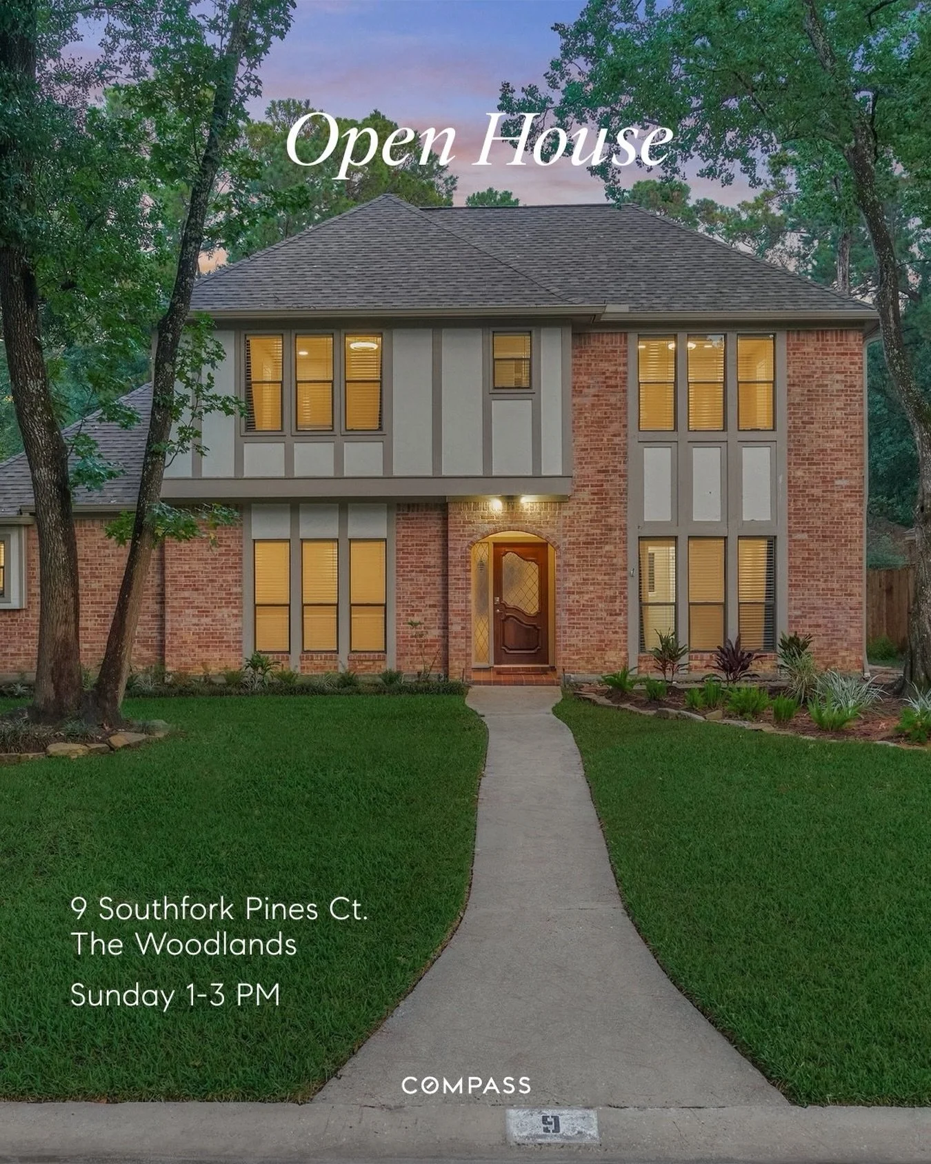 📍 Open House Sunday | 1&ndash;3 PM
9 Southfork Pines Court | Panther Creek

Fantastic location near the front of The Woodlands&hellip; close to Market Street, Hughes Landing, The Waterway, shopping, dining, parks and everything that makes living her