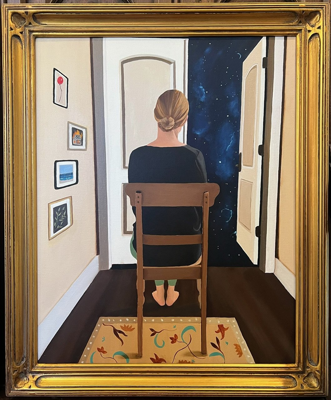 Into The Unknown (2024), oil, 16" x 20"