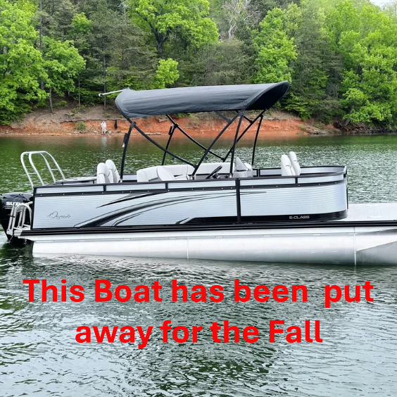 Ross - 20' Qwest Pontoon Full Day $470 Half Day $365 (Includes first tank of gas)