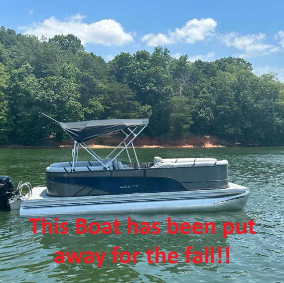 Gemini - 20' Crest Pontoon Full Day $445 - Half Day $335 (Includes first tank of gas)