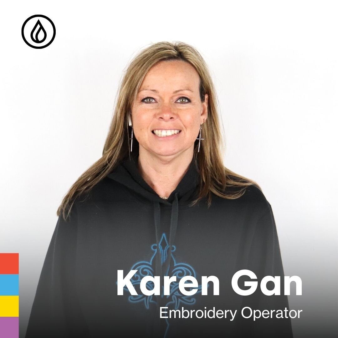 Team Spotlight: Meet our embroidery operator Karen! 🙌 Be sure &amp; follow us to meet the rest of the crew!
.
.
#screenprinted #screenprinting #screenprint #printshop #customapparel #customdesign #inhousedesign #graphicdesign #tulsa #tulsaok #tulsao