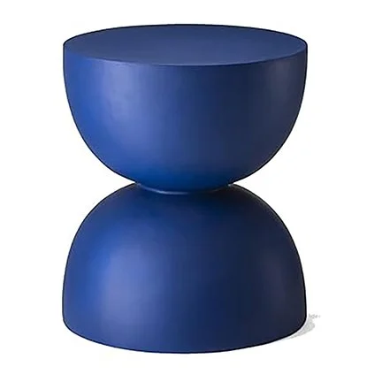 Blue Hourglass Planter Table