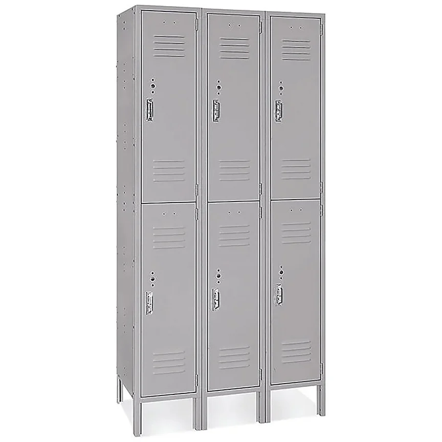 6 Unit Metal Lockers
