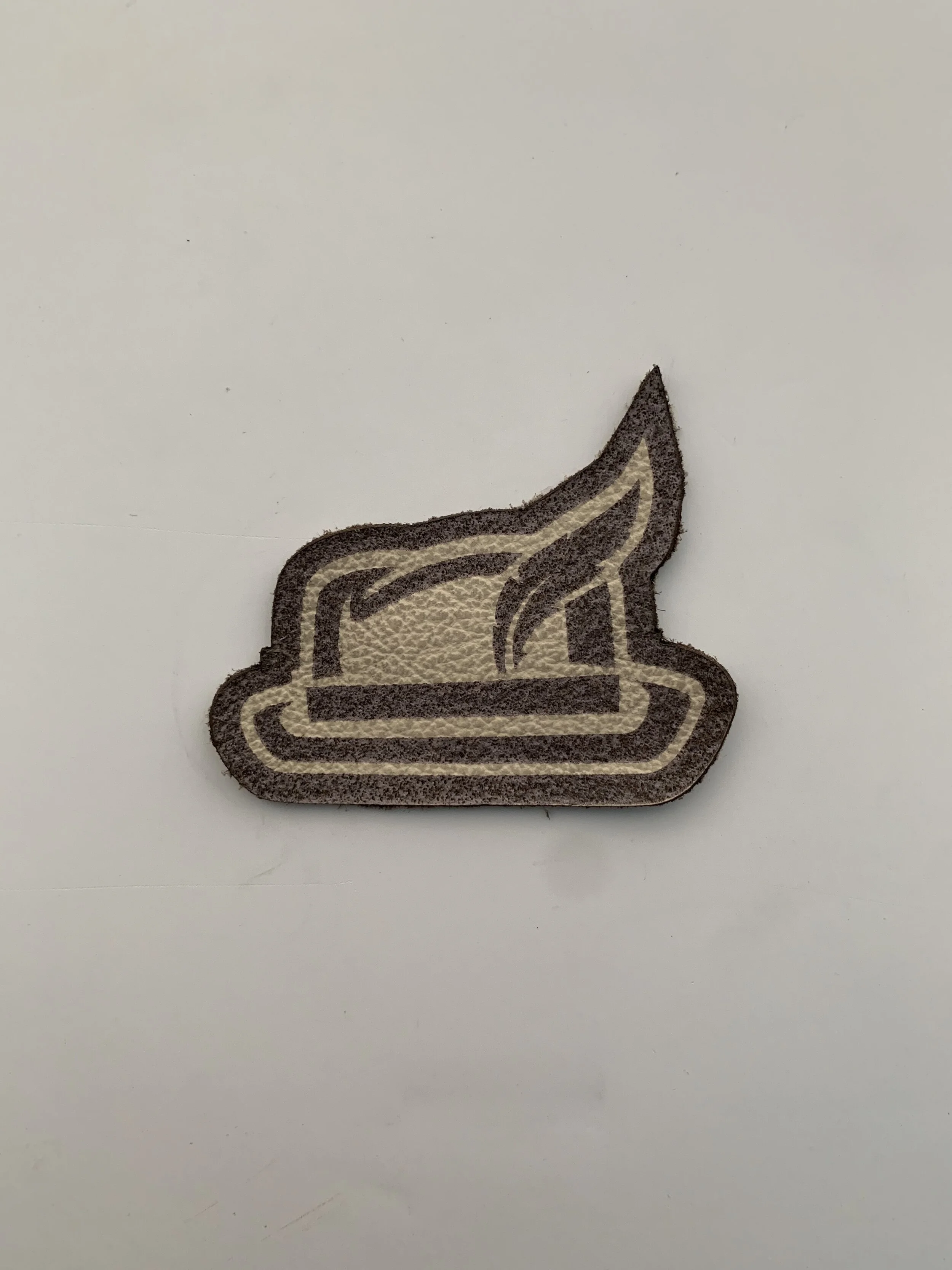 Brown Thoughts Leather Patch