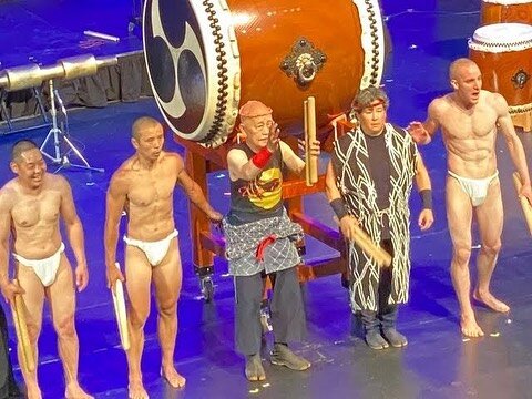 I went to a taiko spectacle Saturday night at JACCC&rsquo;s Aratani Theatre, perhaps the last time I will see Tanaka-sensei, that crusty Japanese-born taiko master, who labeled himself a &ldquo;fossil&rdquo; when I interviewed him, and that was decad