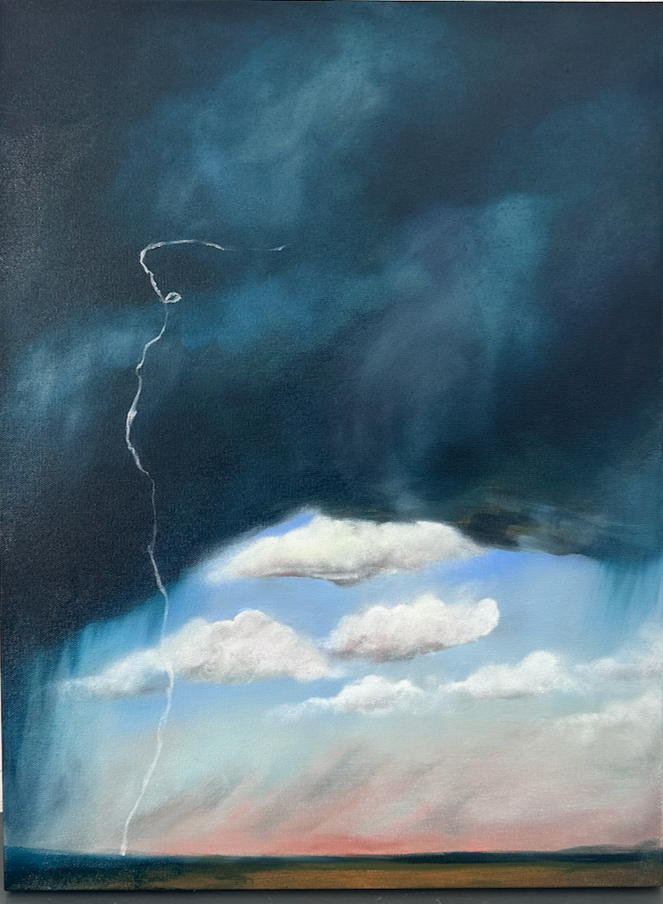 Pushing Back - 18x24