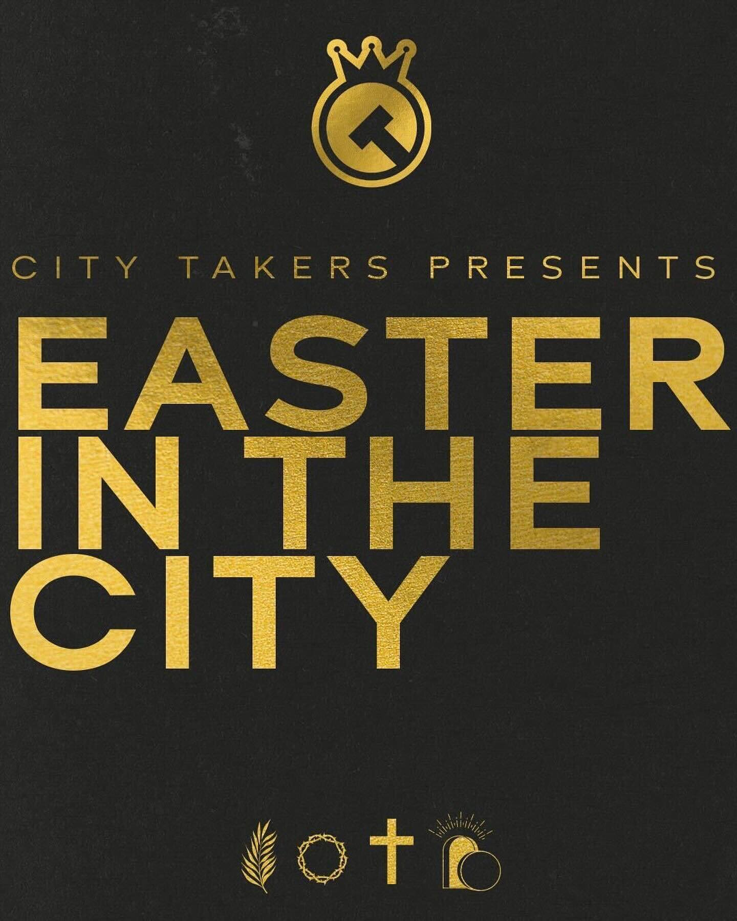 Let&rsquo;s go!!! 
EASTER IN THE CITY 🌆 
FRIDAY &gt; SATURDAY &gt; SUNDAY